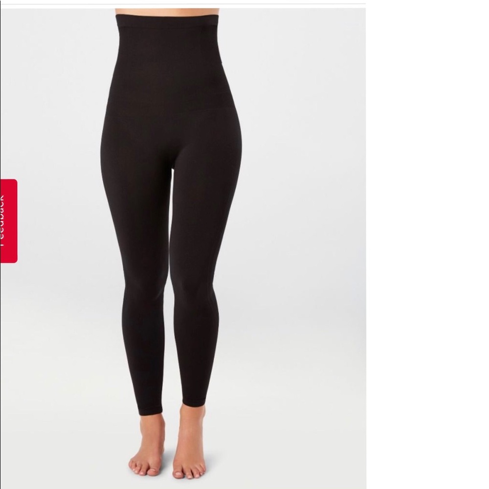 SPANX Look at me Now black seamless leggings, XL